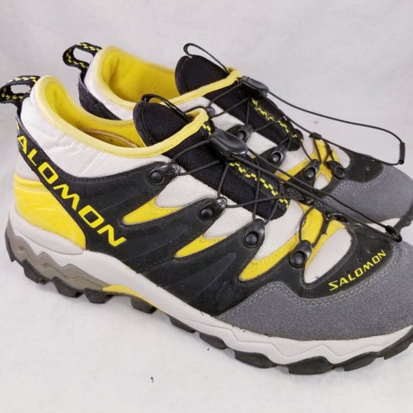 SALOMON MEN SHOES HIKING TRAILING MOUNTAN TOGGLE SIZE 10.5/44  2/3 - Picture 10 of 11